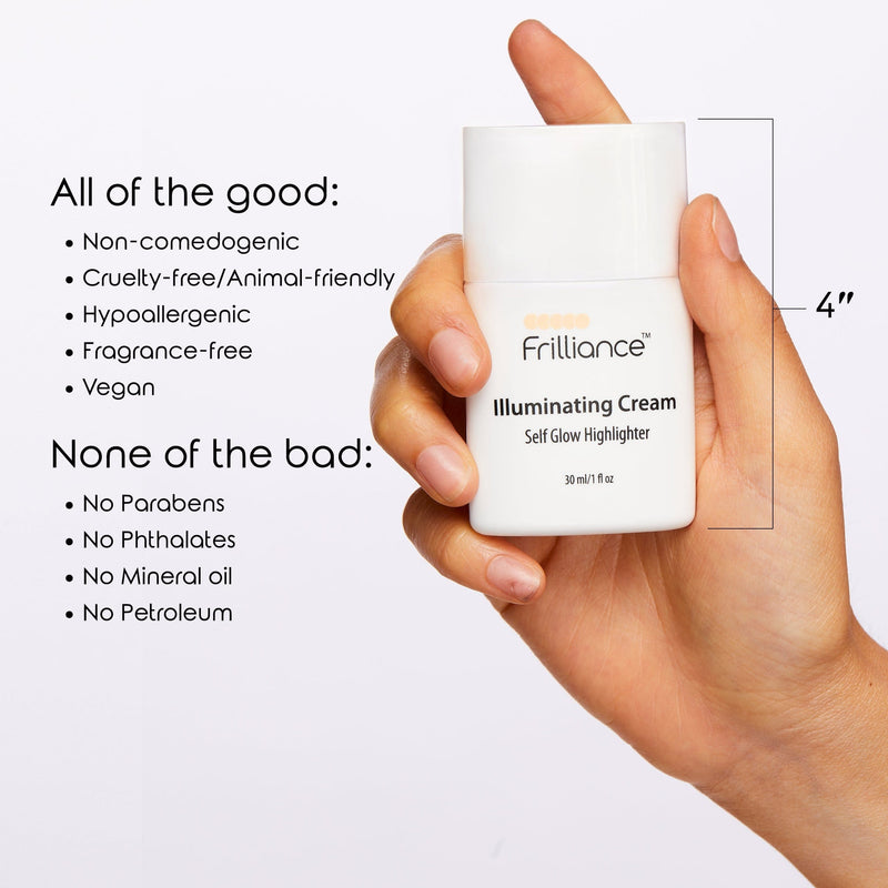 Fiona Frills Makeup Illuminating Cream in Self Glow Highlighter Frilliance